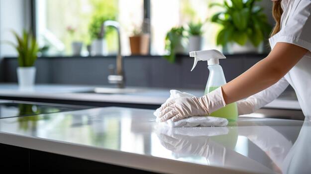 Professional Nexus cleaning team at work